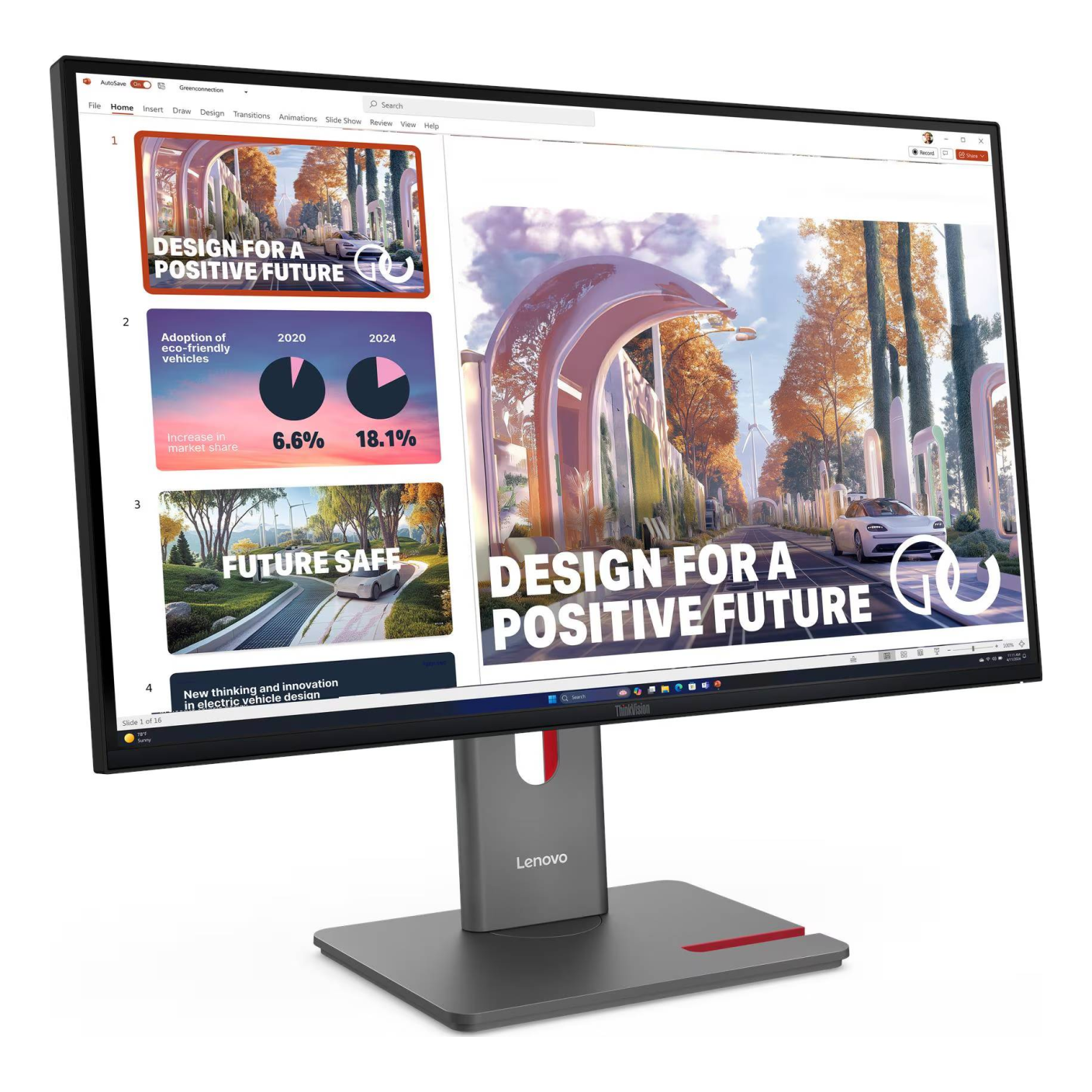 Monitor LENOVO ThinkVision P27QD-40 Monitor