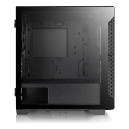 Gabinete Gaming Thermaltake S100 TG Micro-ATX/Mini-ITX con Vidrio Templado, 1 Ventilador, Negro (CA-1Q9-00S1WN-00)