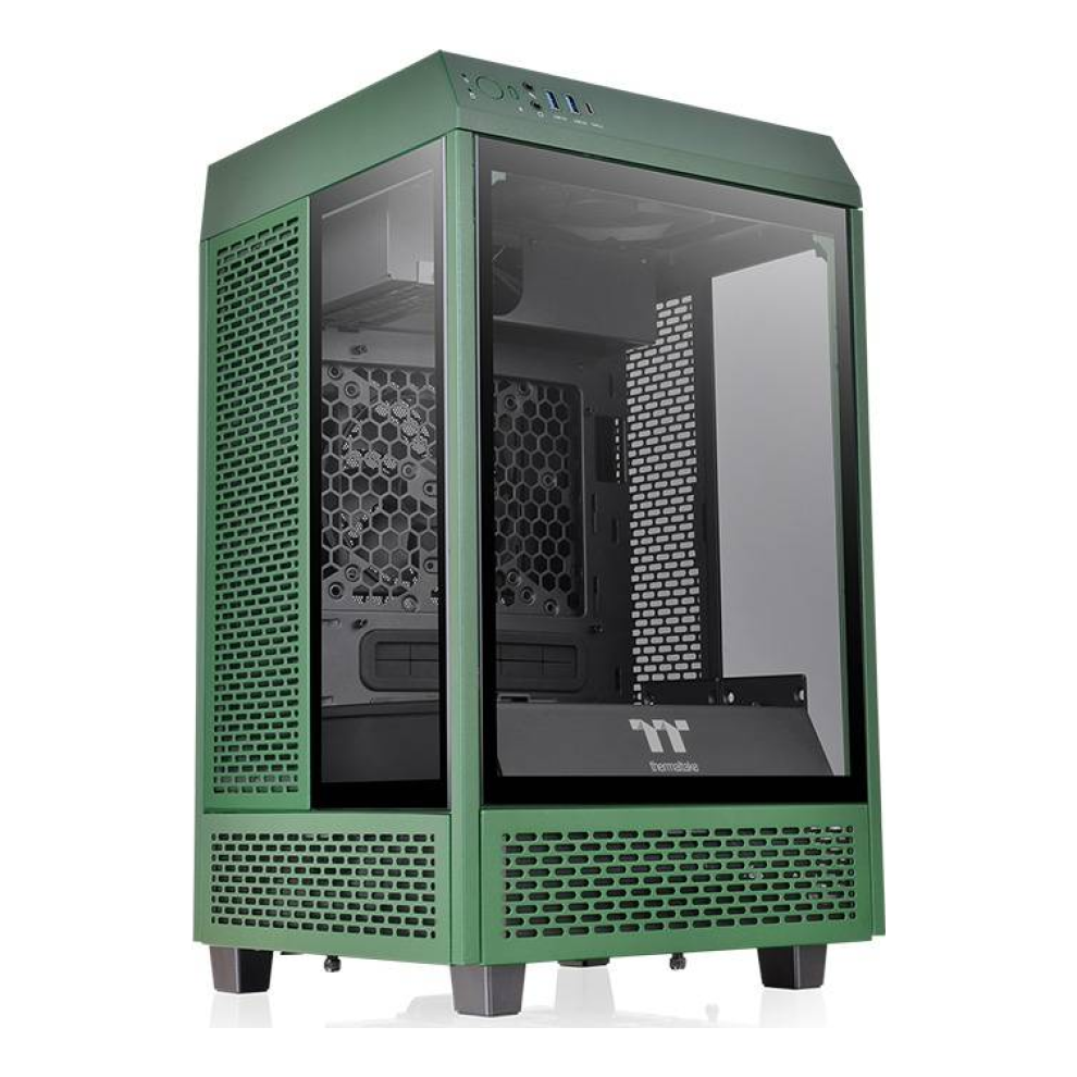 Gabinete Gaming Thermaltake The Tower 100 Mini-ITX Verde Racing (CA-1R3-00SCWN-00)