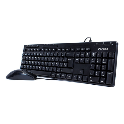 Kit de Teclado y Mouse VORAGO KM-104