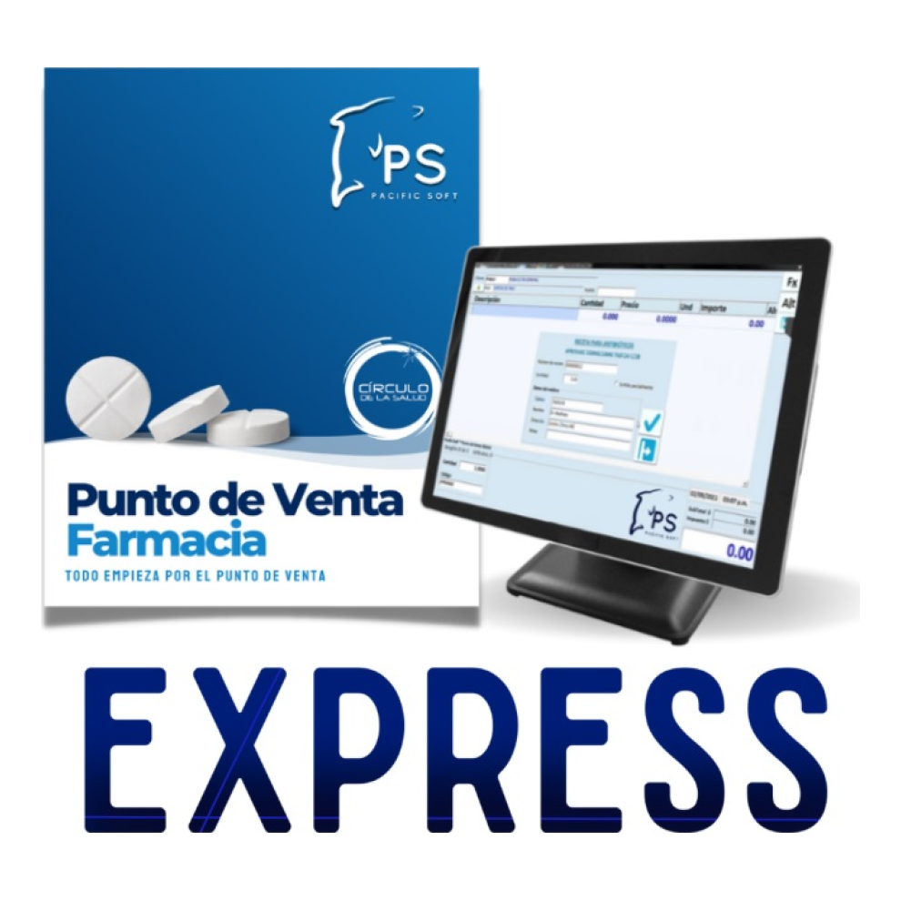 Software PACIFIC SOFT Punto de Venta para Farmacias (KITPSF070)