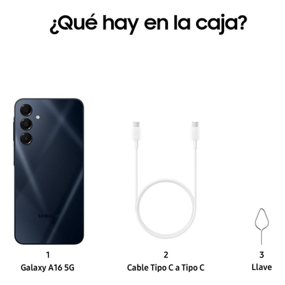 Celulares SAMSUNG SAMSUNG A16 128GB NEGRO