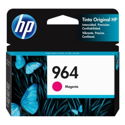 Cartucho de Tinta HP Original 964 Magenta – Para OfficeJet Pro 9010, OfficeJet Pro 9020, OfficeJet Pro 9015 (3JA51AL)