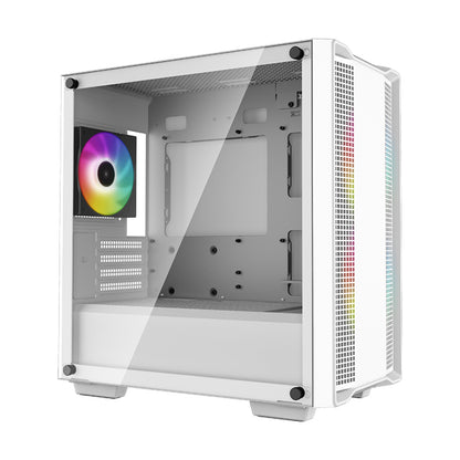 Gabinete Gaming DeepCool CC360 WH ARGB Blanco (R-CC360-WHAPM3-G-1)