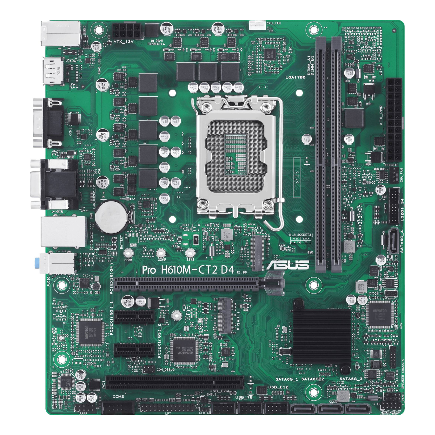 Motherboards ASUS PRO H610M-CT2 D4-CSM-SI