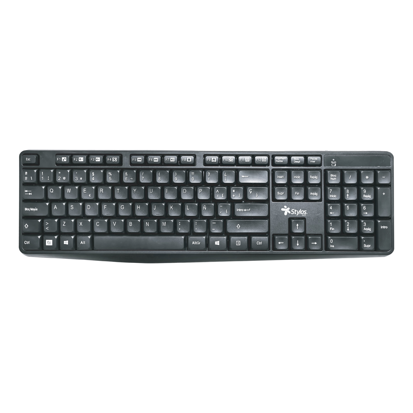 Teclado Inalámbrico  Stylos STPTEC4B