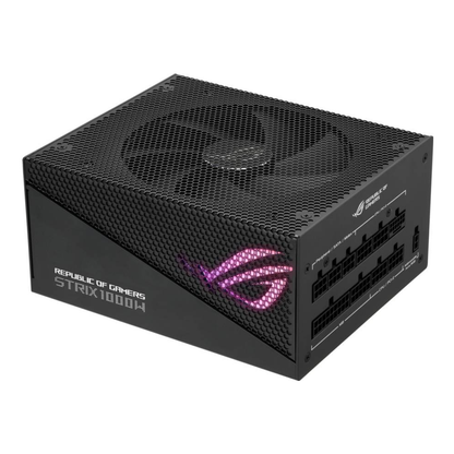 Fuente de Poder Gaming ASUS ROG Strix 1000G Aura Edition 1000 W 80 PLUS Gold Totalmente Modular ATX 3.0 (ROG-STRIX-1000G-AURA-GAMING)