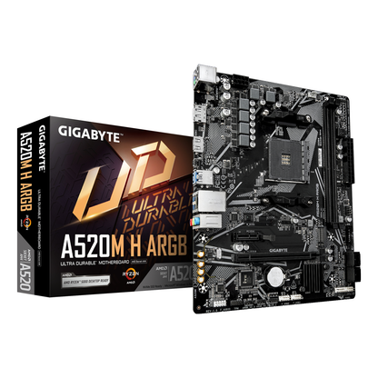 Motherboard GIGABYTE A520M H ARGB