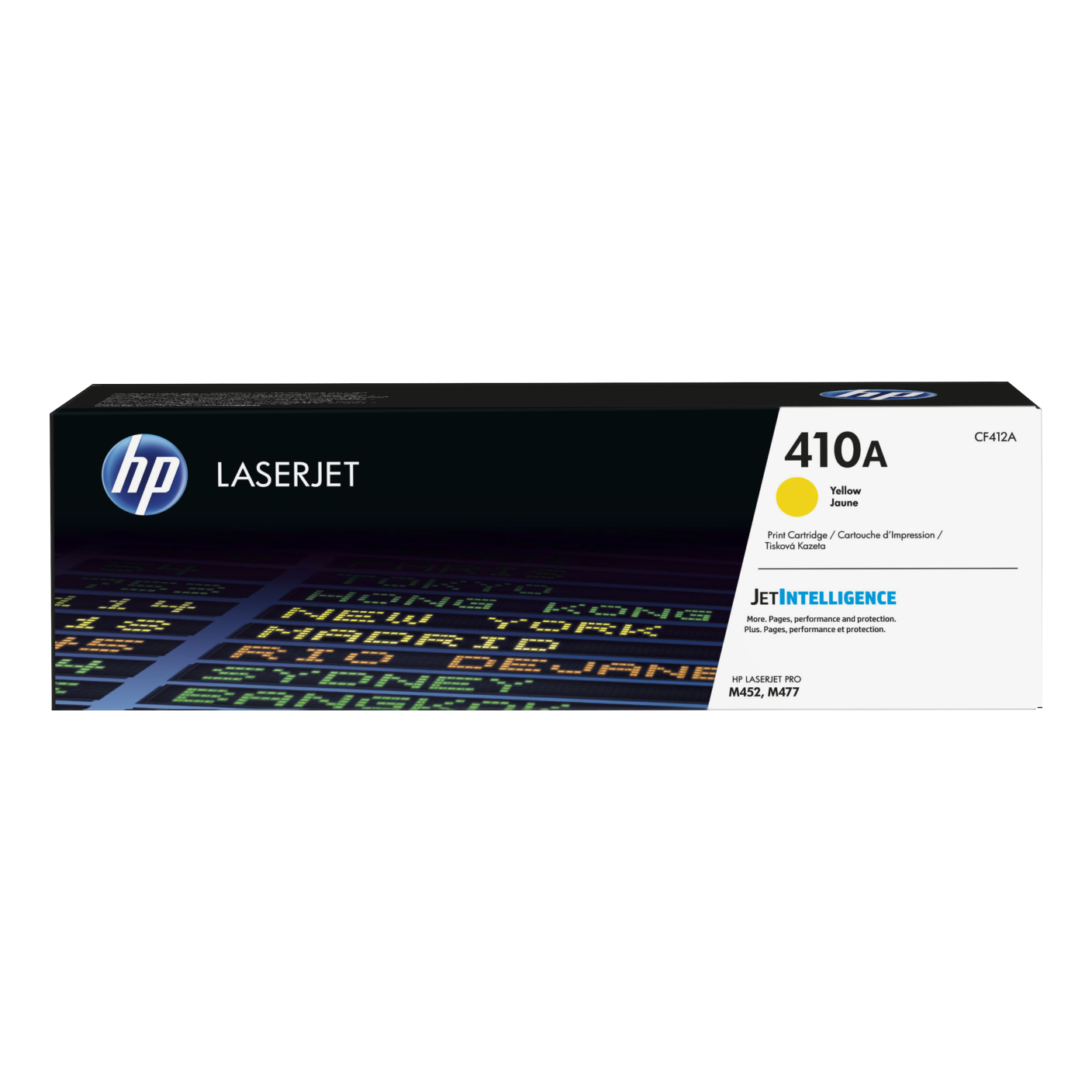 Tóner HP Original 410A Amarillo – Para M452, M377, M477 (CF412A)