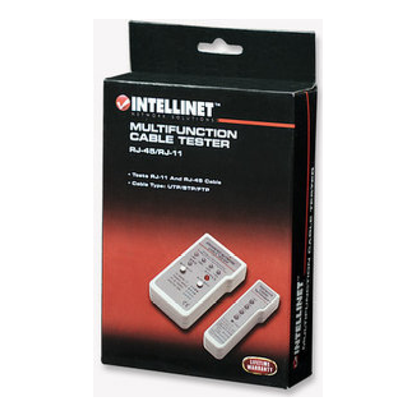 Probador de Cables Multifuncional INTELLINET para RJ11 y RJ45 (351898)