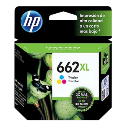 Cartucho de Tinta HP Original 662XL Cian – Para DeskJet 2130, DeskJet 3630, Envy 4520 (CZ106AL)