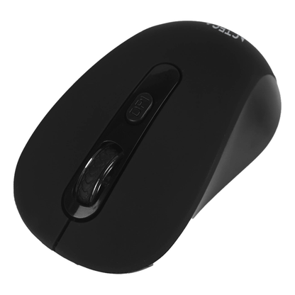 Mouse ACTECK MI215 inalámbrico 2.4 GHz óptico 1600 DPI 3 botones silencioso Negro (AC-933445)