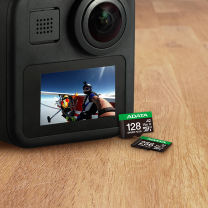Tarjeta de Memoria microSDXC ADATA Speed Plus 256 GB UHS-I U3 V30 Clase 10 (UD256GUI3V30A2SP-RA1)