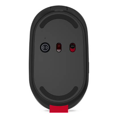 Mouse Lenovo 4Y51C21216 inalámbrico 2.4 GHz óptico 2400 DPI 5 botones Negro, Gris
