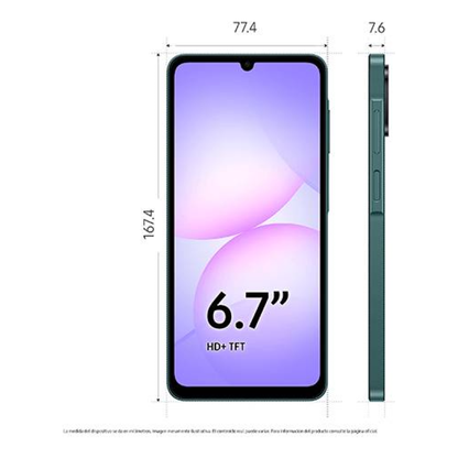 Celular SAMSUNG SAMSUNG GALAXY A07 4GB 128GB VERDE