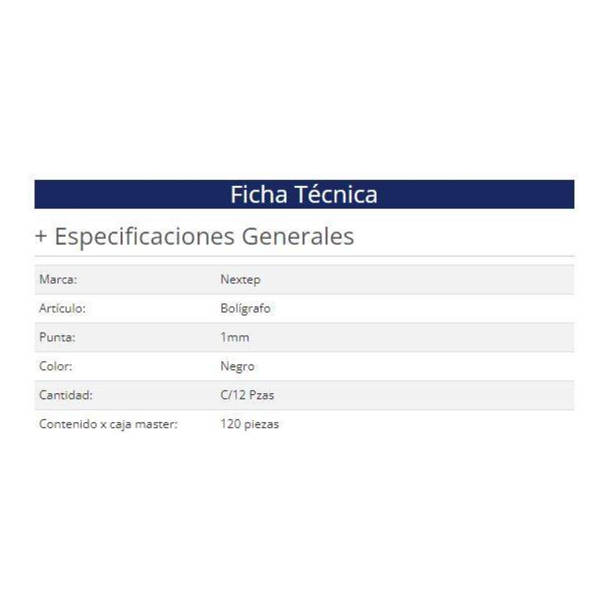 Boligrafo Nextep NE-060N