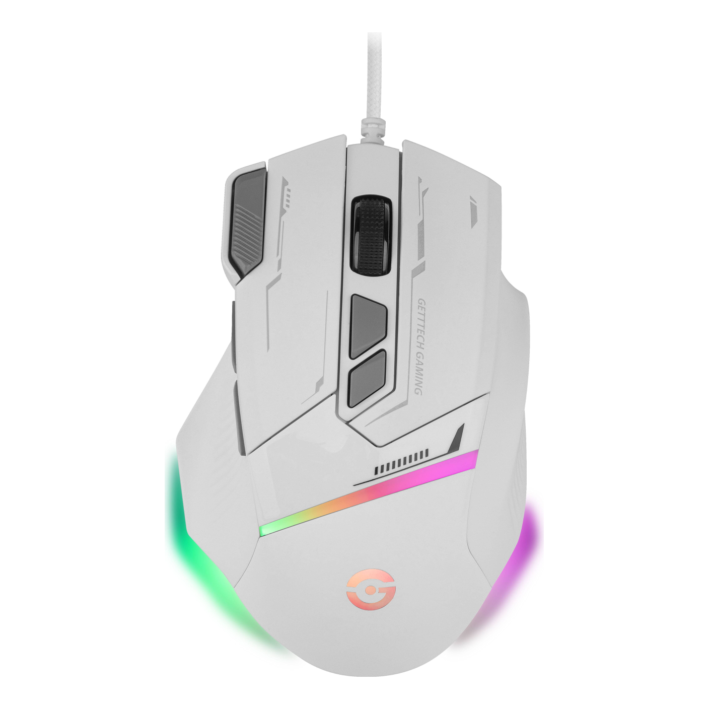 Mouse GETTTECH GPM-RGBWR-G1-WH