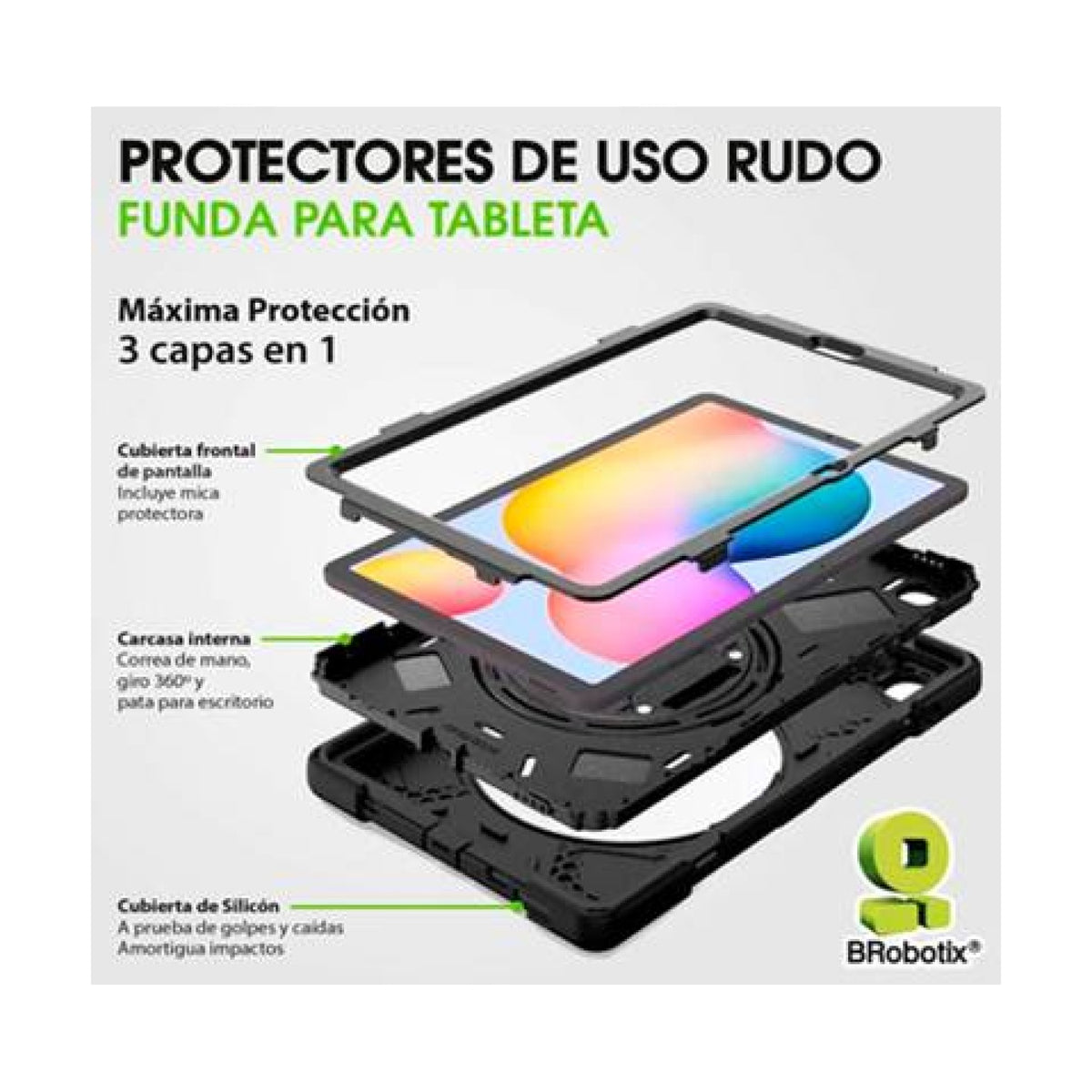 Funda para Tablet BROBOTIX de 8 Pulgadas (6006153)