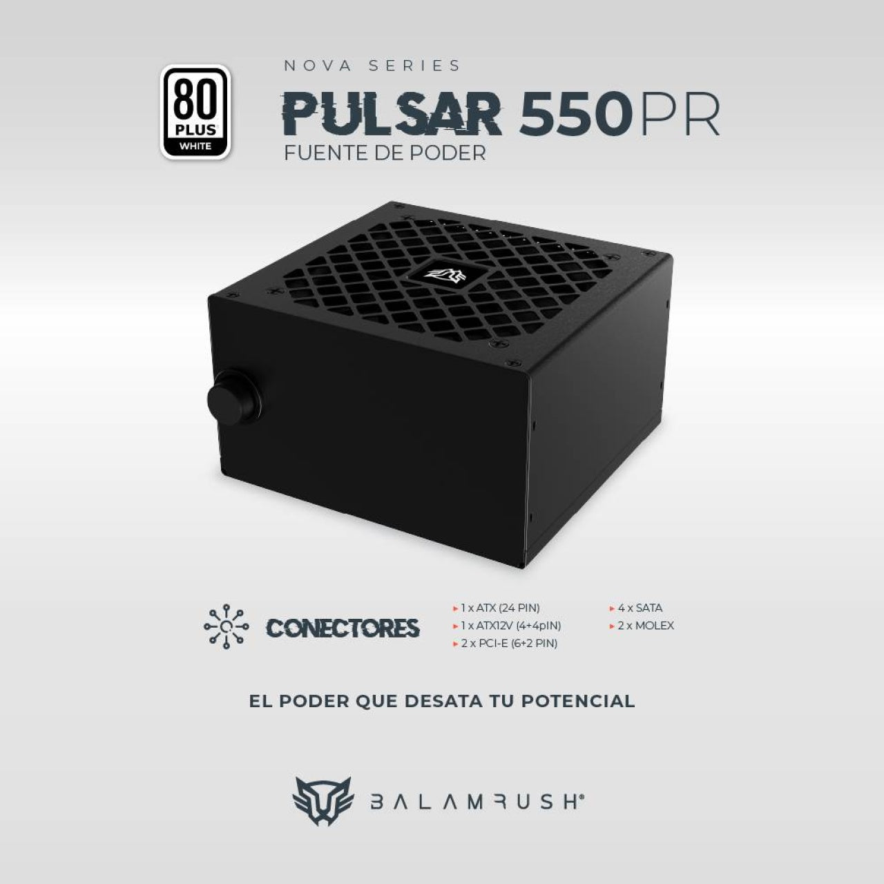 Fuente de poder Balam Rush 550PR