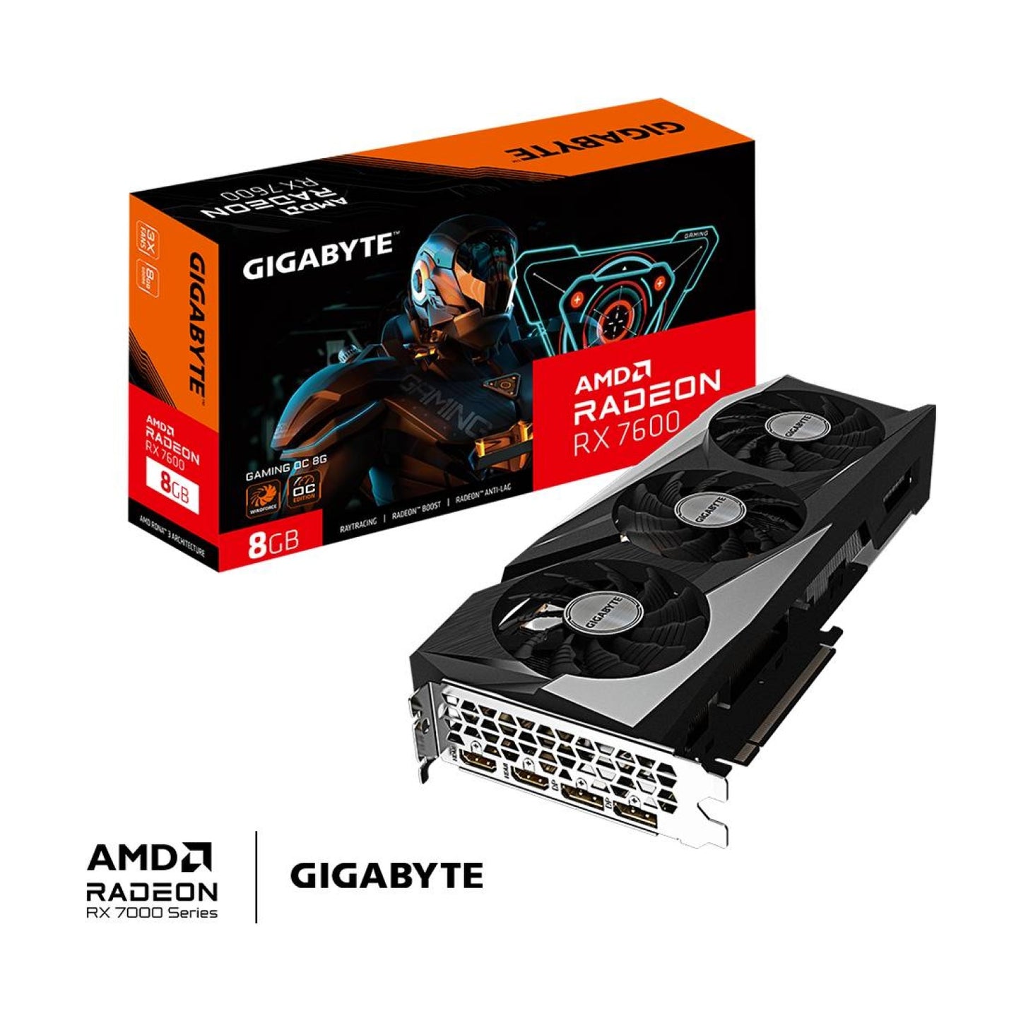 Tarjetas de Video GIGABYTE GV-R76GAMING OC8GD