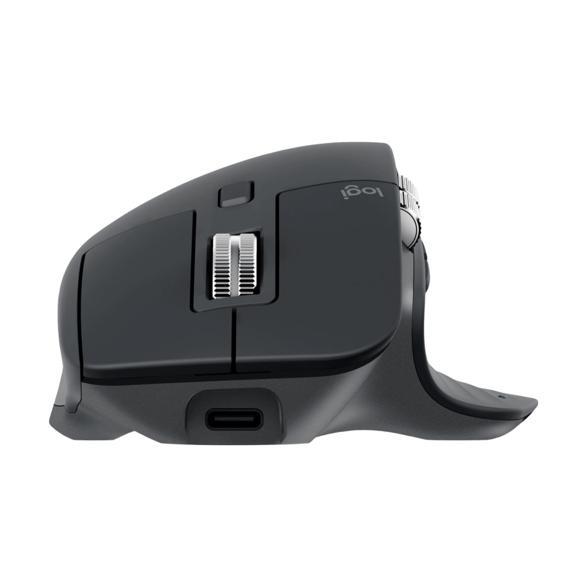 Mouse Logitech MX MASTER 3S Bluetooth/2.4 GHz óptico 8000 DPI 7 botones silencioso Grafito (910-006561)