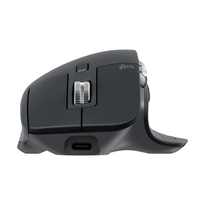 Mouse Logitech MX MASTER 3S Bluetooth/2.4 GHz óptico 8000 DPI 7 botones silencioso Grafito (910-006561)