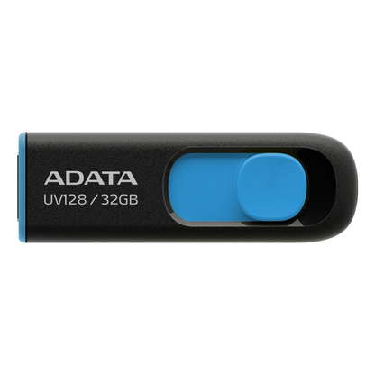 Memoria USB ADATA UV128 32 GB USB 3.2 Negro (AUV128-32G-RBE)