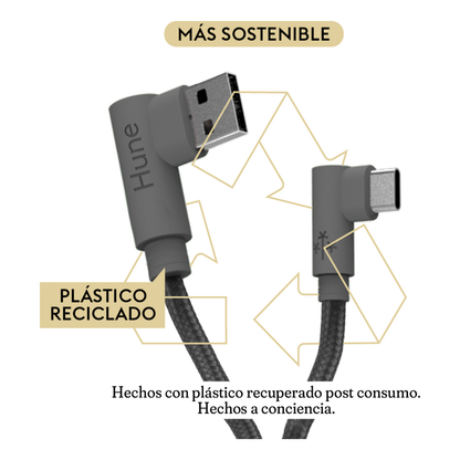Cables Braided USB - Type C  Hune Hiedra