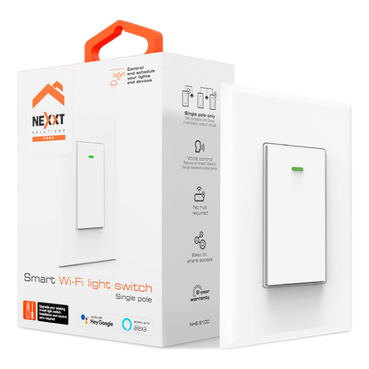 Interruptor Inteligente Monopolar Nexxt Solutions Home Wi-Fi (NHE-S100)