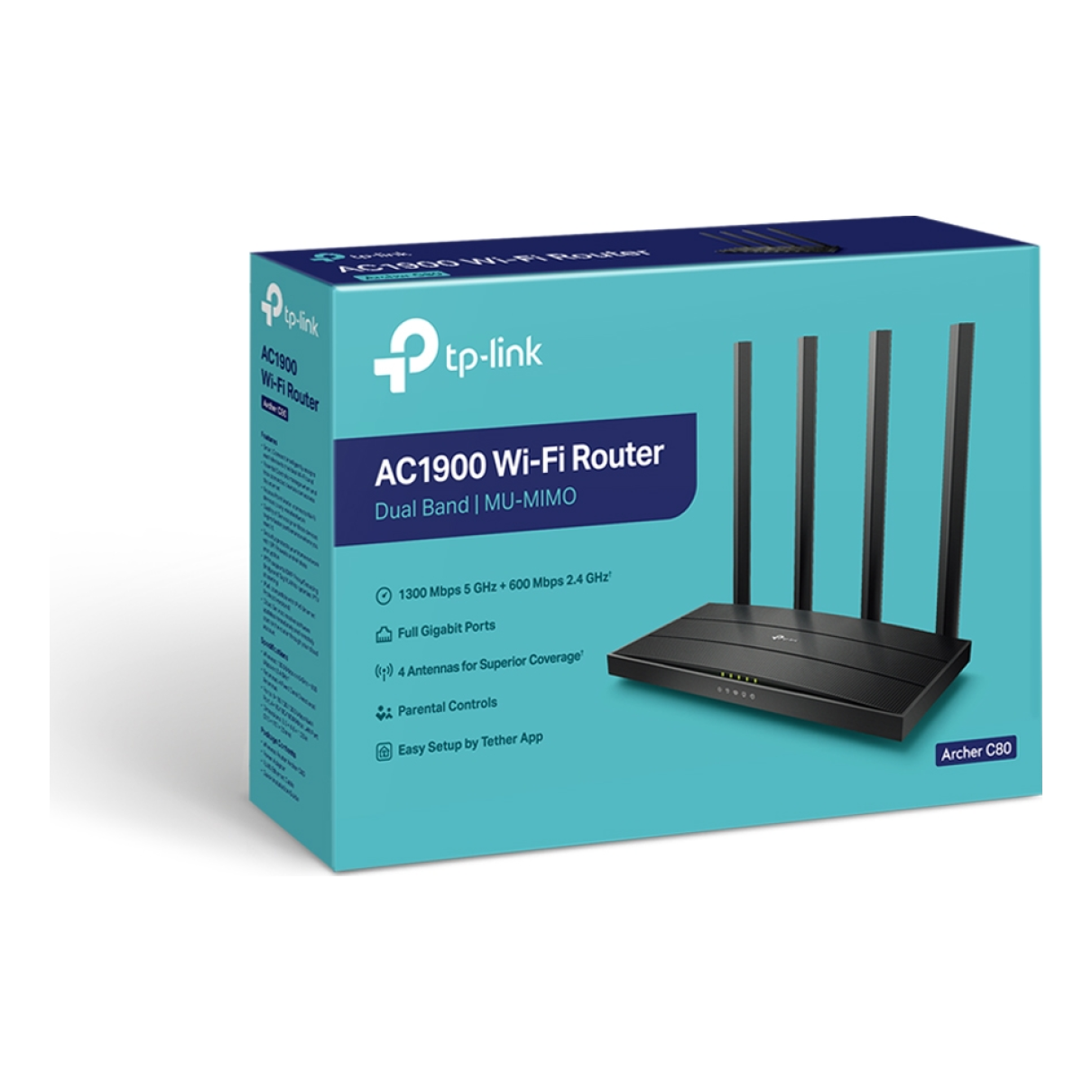 Router Inalámbrico Gigabit Dual Band AC TP-LINK Archer C80