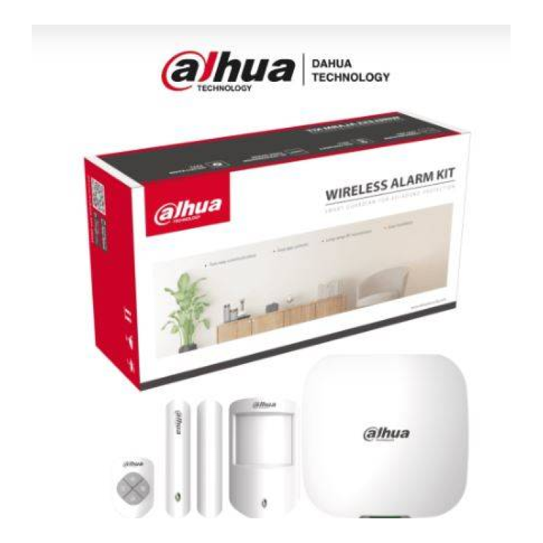 Kit de Alarma Inalámbrico Dahua Technology DHI-ART-ARC3000H-03-FW2 4G y Wi-Fi