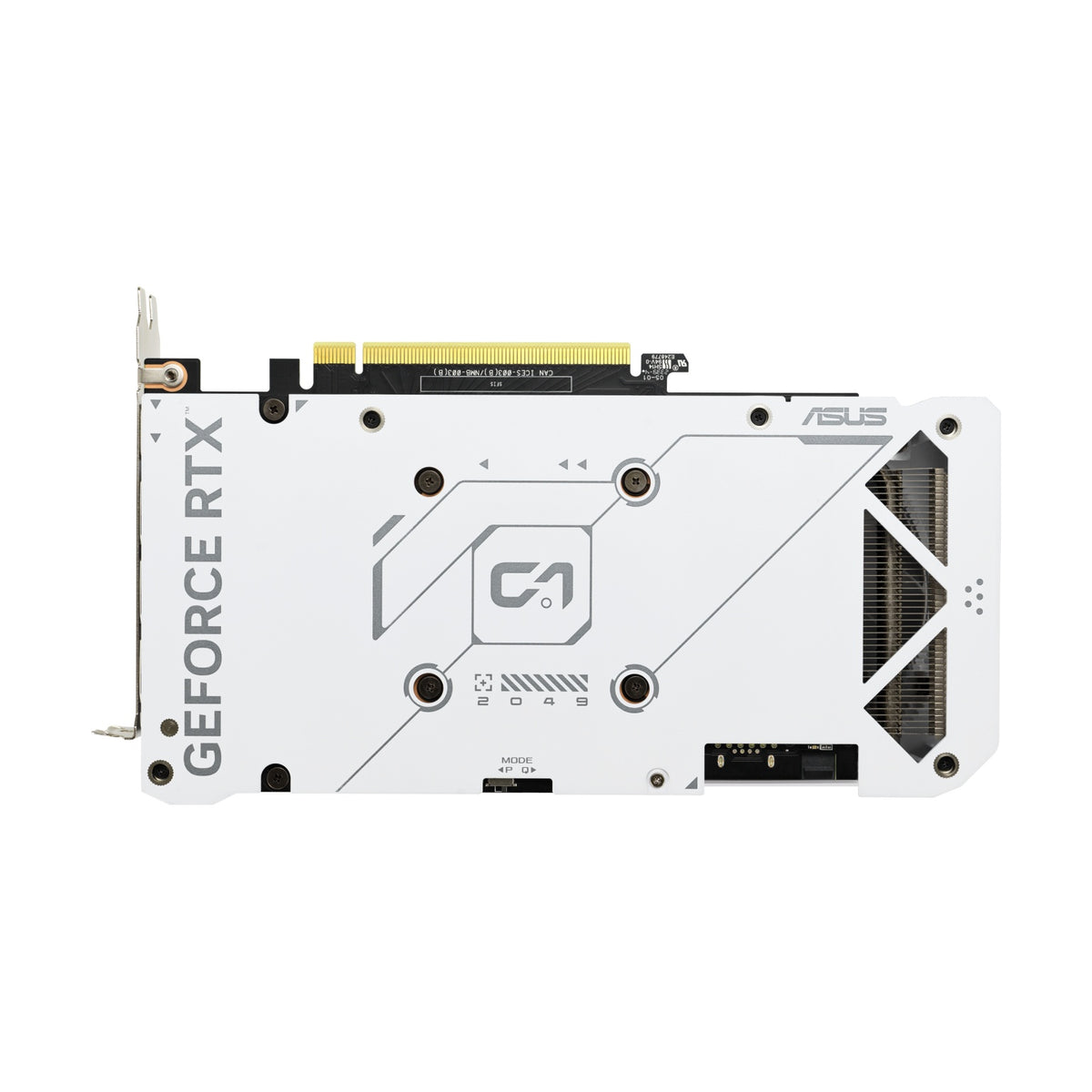 Tarjeta de Video ASUS DUAL-RTX4070-O12G-EVO-WHITE 12 GB GDDR6X 2 Ventiladores (90YV0J17-M0AA00)