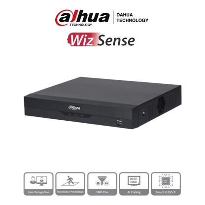 Cámara de Vigilancia Dahua Technology DH-XVR5116HS-I3 Negro, Negro (DH-XVR5116HS-I3)