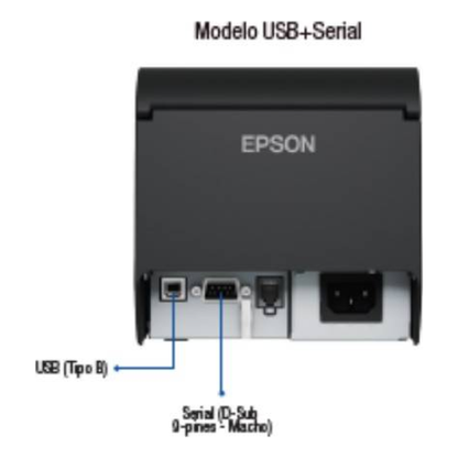 Impresora POS Térmica Epson TM-T20IVL-001 con USB y Serial (C31CL45001)
