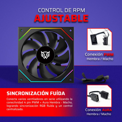 Ventilador Balam Rush Eolox Link EXL95 de 120 mm (BR-942348)