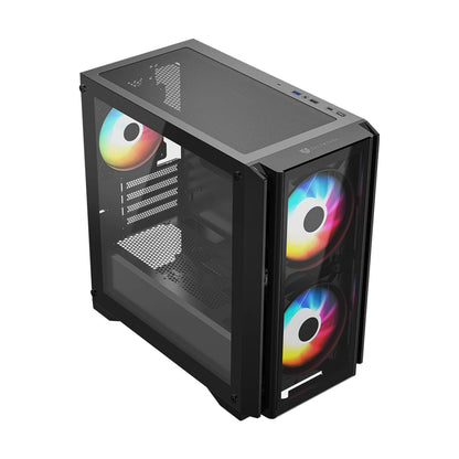Gabinetes Gaming Balam Rush Carbono Crystal 4000C Legend Series