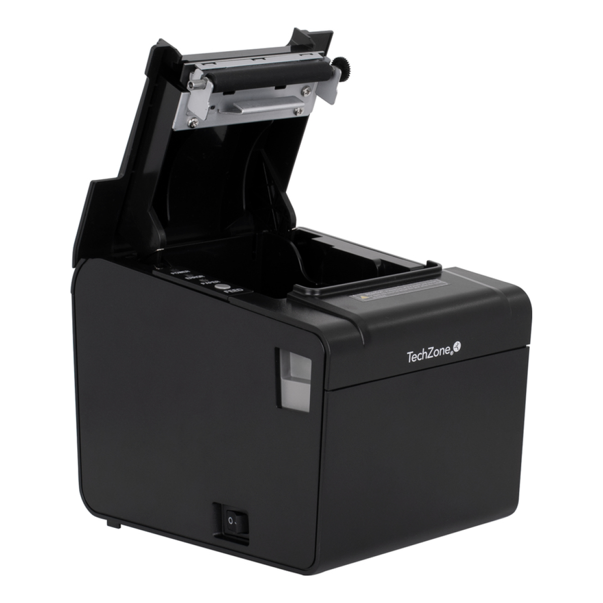 Impresora POS Térmica TECHZONE TZBE102 de 250 mm/s y 203 DPI con USB, Serial, RJ45 y RJ11