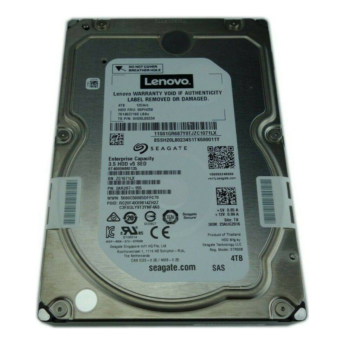 SSD para Servidor Lenovo 4 TB 3.5 4 TB 3.5 pulgadas SATA (4XB7A77447)