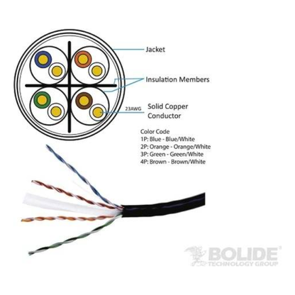 Cable de red Bolide BP0033/CAT6/CMR-Blue