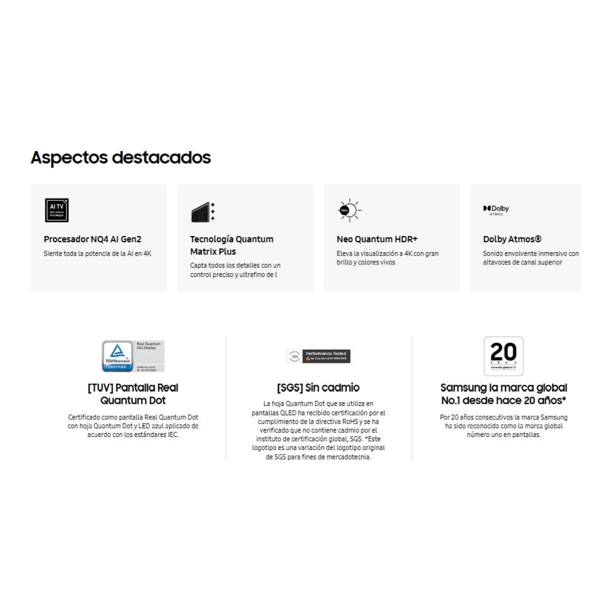 Televisiones SAMSUNG QN55QN85FAFXZX