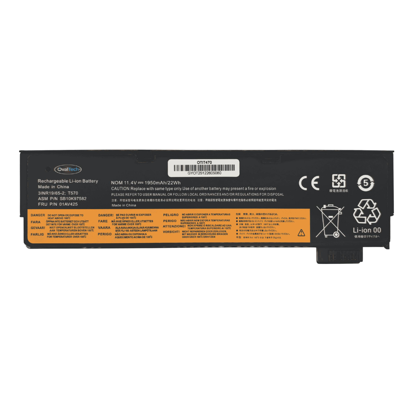Baterias para Laptops OVALTECH OTIT470
