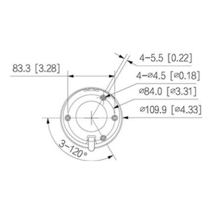 Cámara domo IP Dahua Technology DH-IPC-T1E40