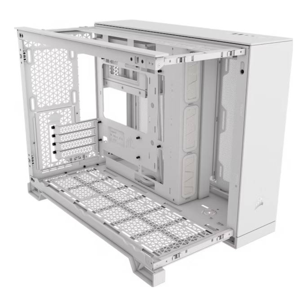 Gabinete para PC Corsair 2500X Micro-ATX Panel de Vidrio Templado Blanco (CC-9011266-WW)