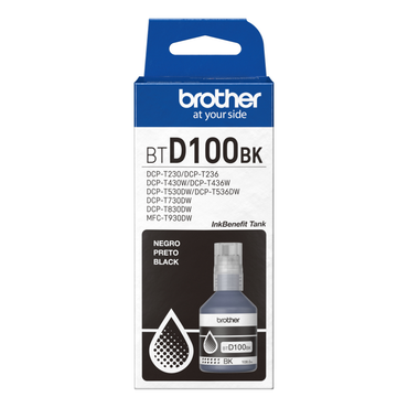 Tinta BROTHER BTD100BK