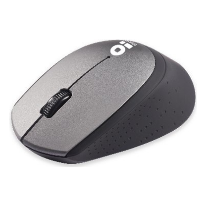 Mouse BROBOTIX 6000786 inalámbrico 2.4 GHz óptico 1000 DPI 3 botones ergonómico Negro, Gris