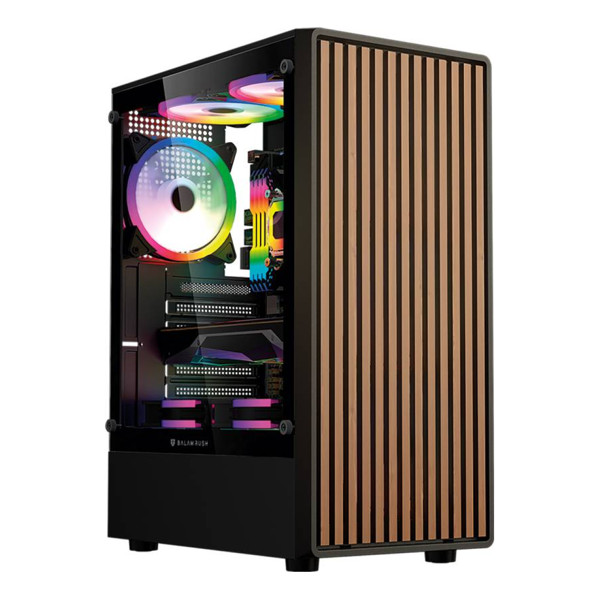 Gabinetes Gaming Balam Rush DRAGONFLY WOOD GM580CB