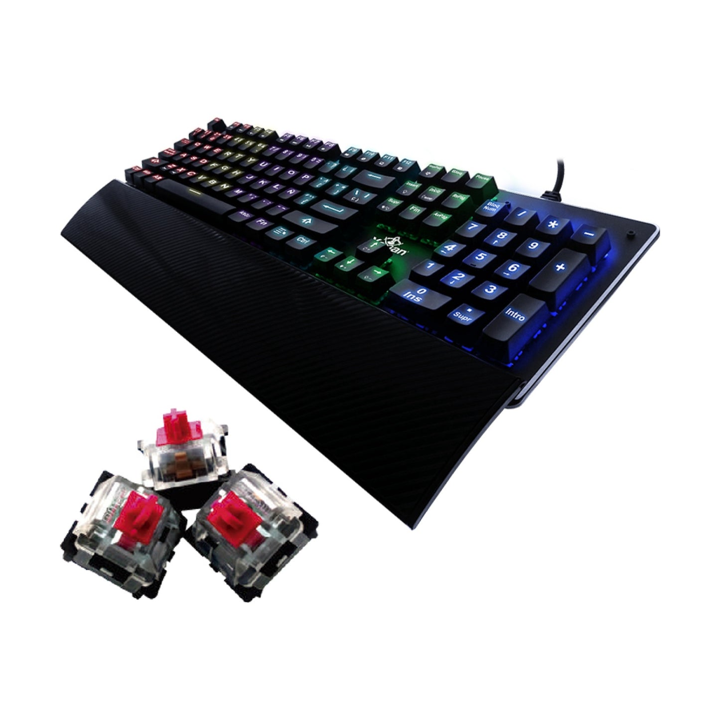 TECLADO GAMER ME SWRO RGB Yeyian FLARE SERIE 2000