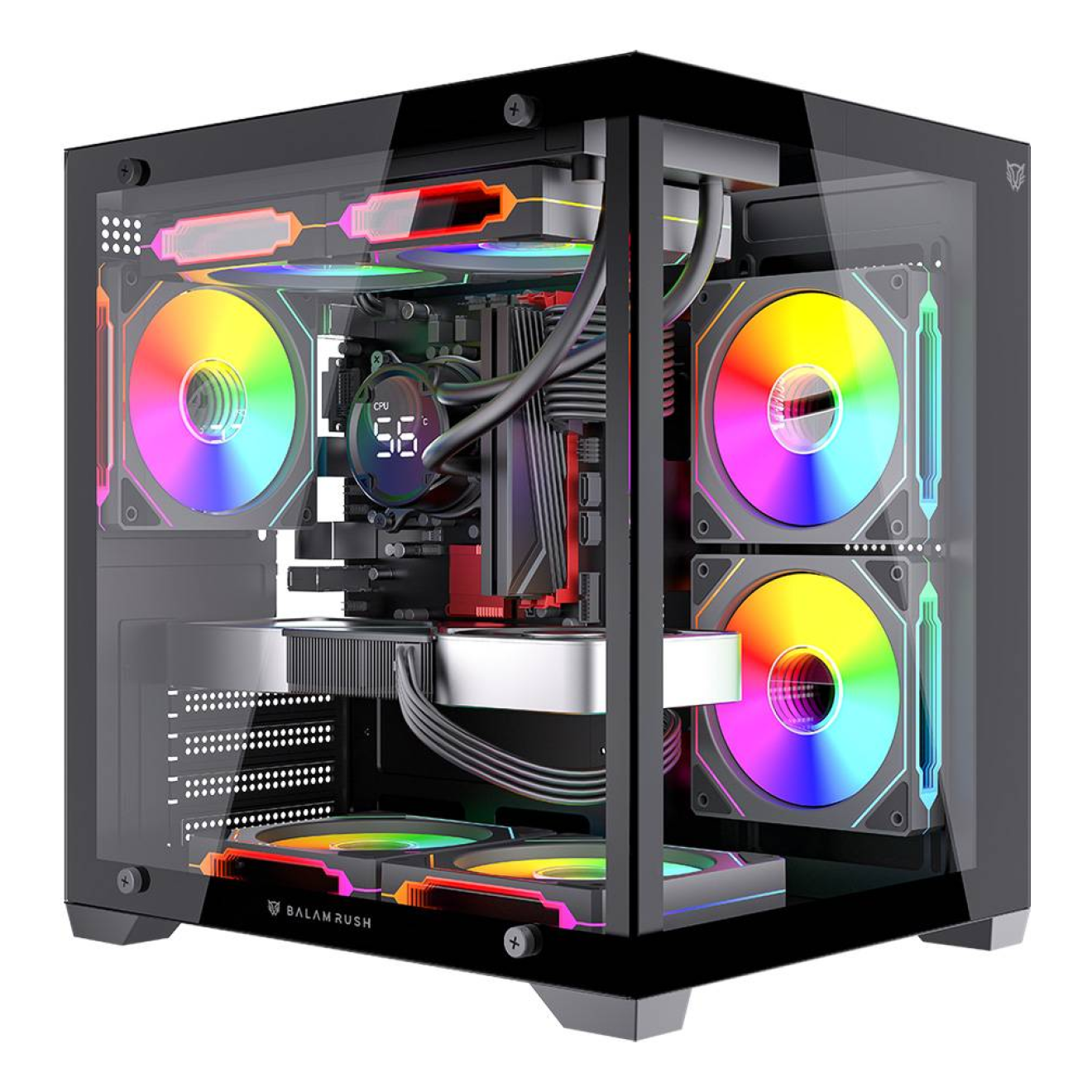 Gabinetes Gaming Balam Rush TANK GLOW MAX 3900