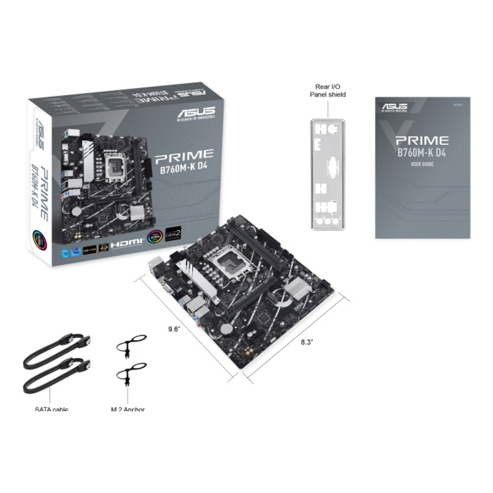 Motherboard gaming ASUS PRIME B760M-K D4