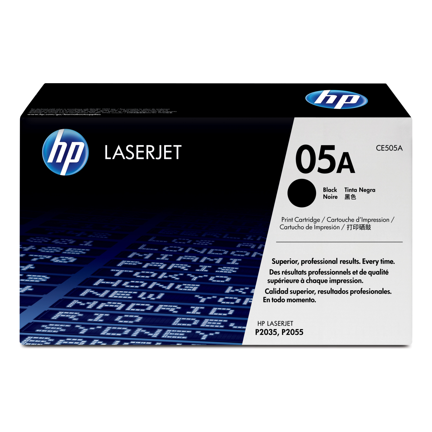 Tóner HP Original 05A Negro – Para LaserJet P2035, LaserJet P2055, LaserJet P2055d (CE505A)